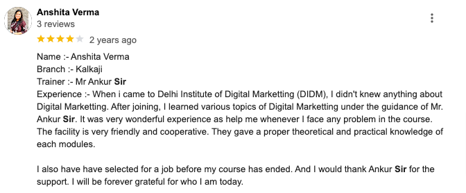 Digital Marketing Course in Delhi.