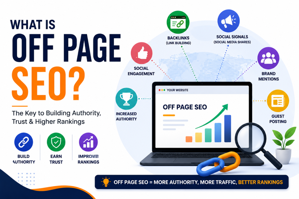 what is off page seo backlinks checklist infographic