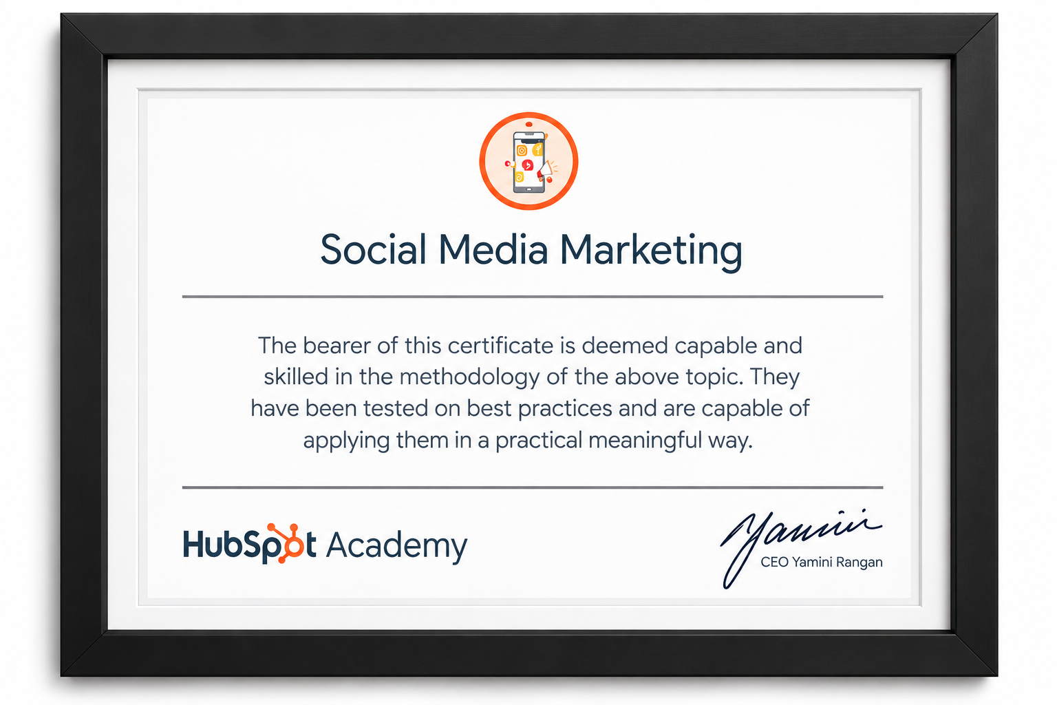 HubSpot Certification